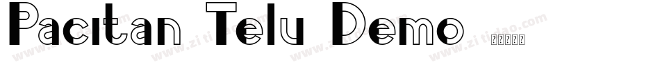 Pacitan Telu Demo字体转换